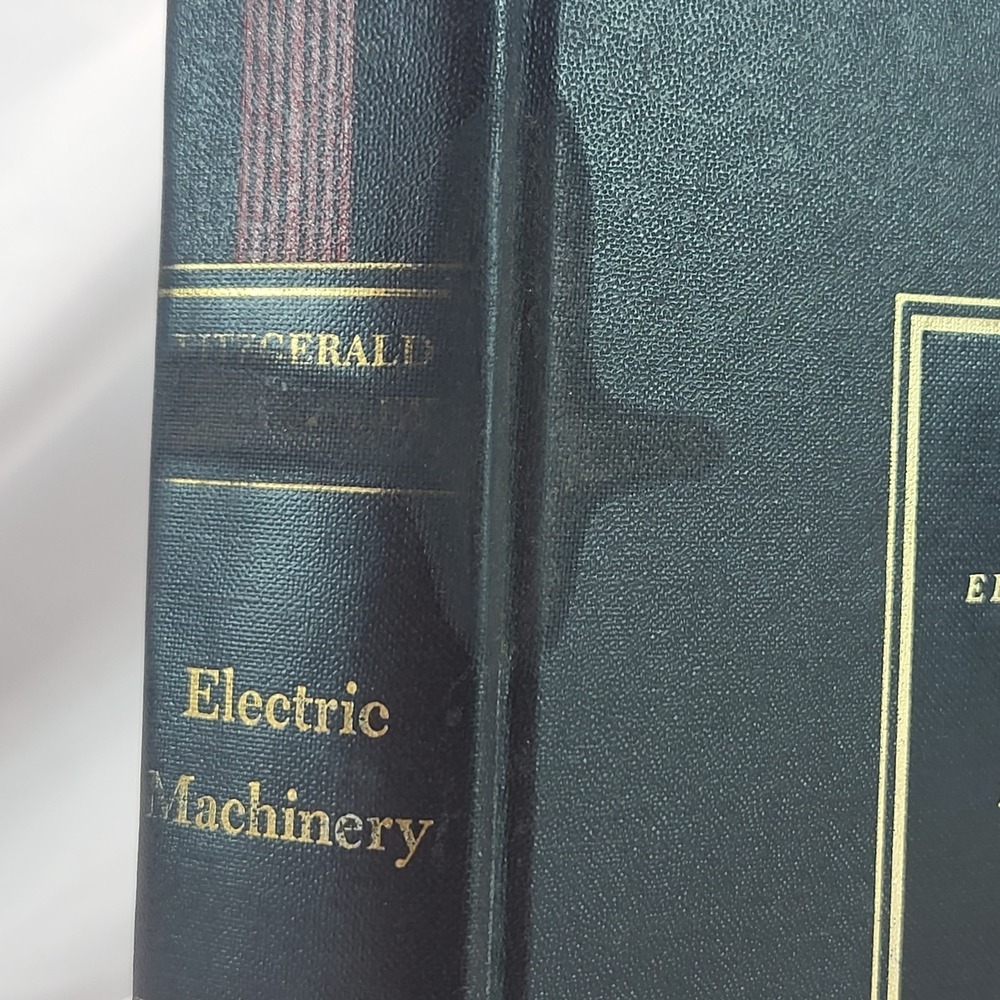 1961 Electric Machinery: The Dynamics and Statics of Electromechanical Energy HC - Picture 2 of 12